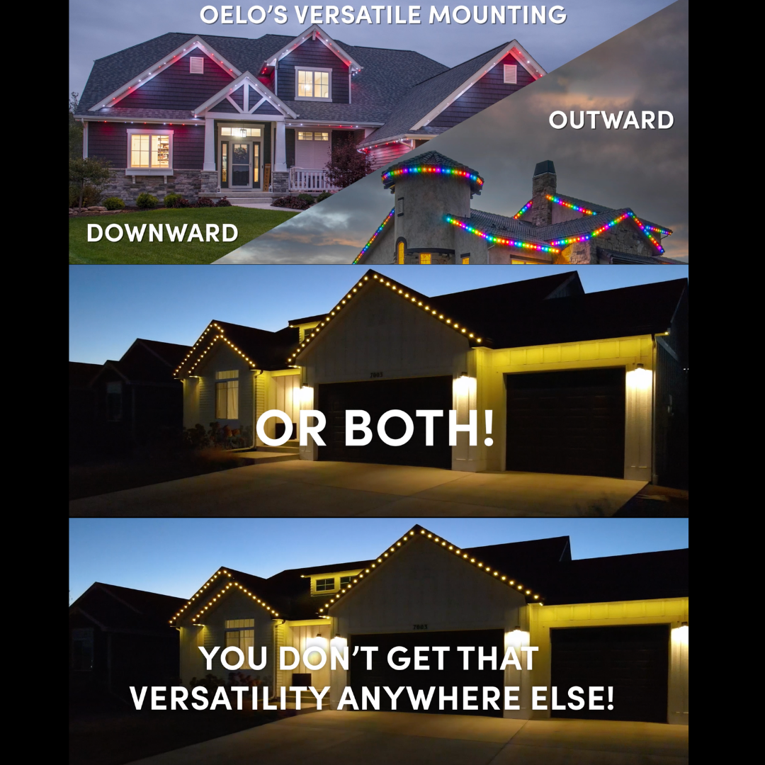 Oelo versatile mounting options